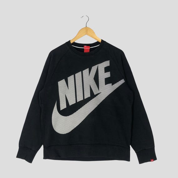 nike all over print swoosh crew sweatshirt