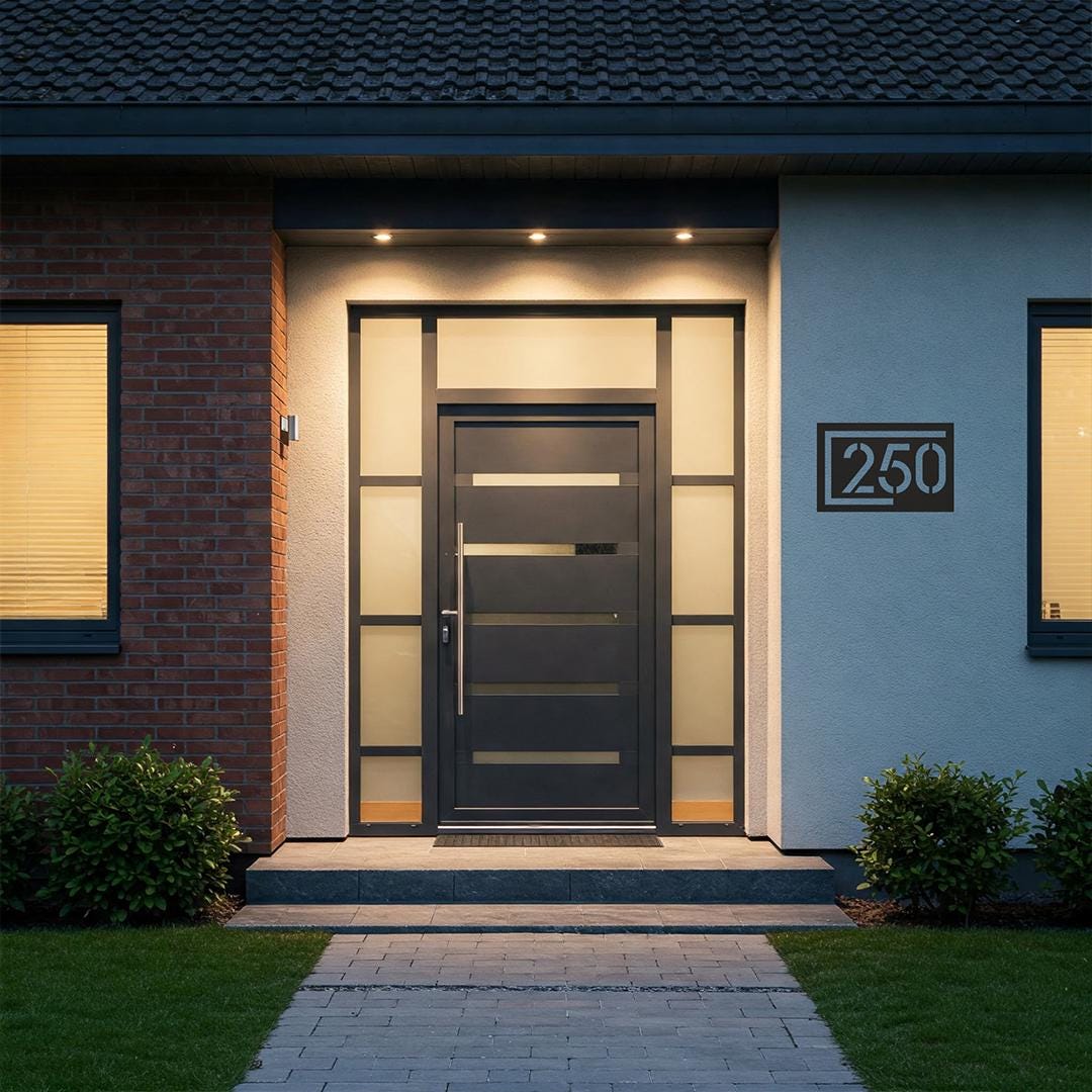 Custom House Numbers, Door Signs & Address Plaques - Etsy