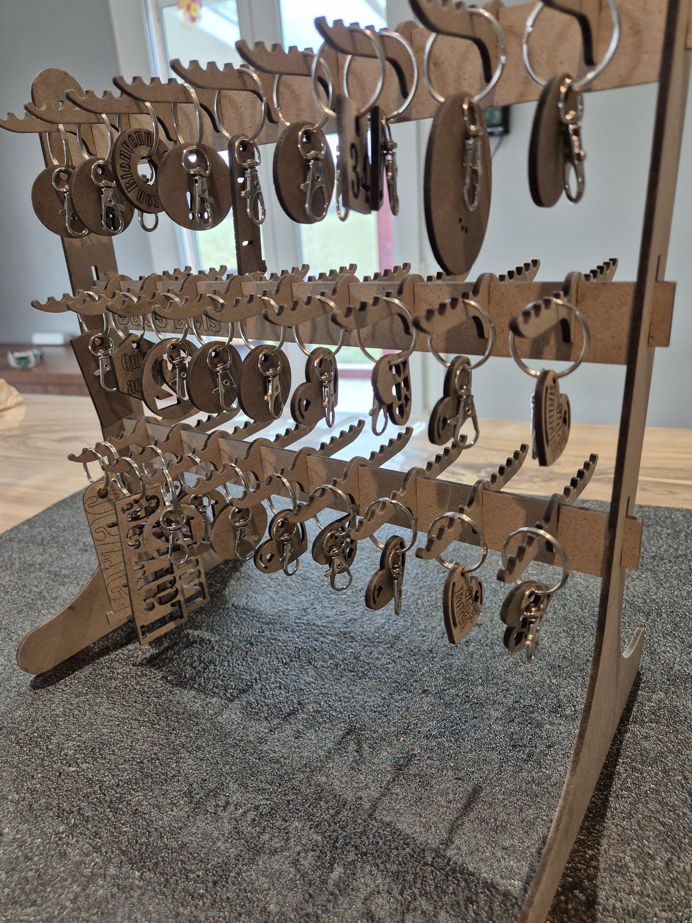 Amexo Présentoir Porte-clés Présentoir à Bijoux Rotatif Présentoir