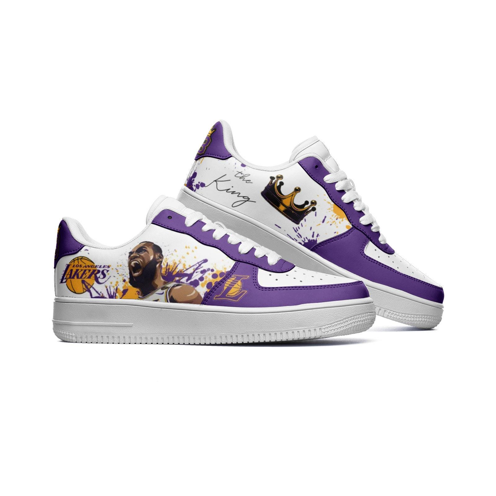Lebron James Leather Low Top Sneakers