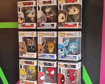 Funko Pop Wall Display Shelf Pack Of 3, modern Funko Holder