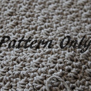 Crocheted Dishcloth Pattern  PDF