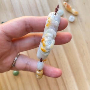 Handmade Jade Bracelet - Morning Blossom