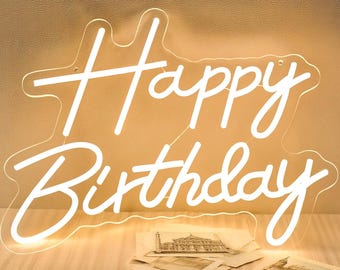 Custom Neon sign, Neon sign, Custom birthday sign, Personalized Gifts, Birthday sign, Name neon sign, Birthday gifts