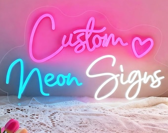 Custom Neon Sign| Neon Sign| LED Neon Sign| Personalized Gifts| Name Neon Sign| Wedding Welcome Sign| Gift For Her| Wall Decor| Room Decor