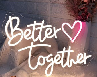 Custom neon sign, Wedding Neon sign, Wedding Welcome Sign, Personalized Gift, Gift for Her, Name Neon Sign, Bridesmaid Gift, LED Neon Sign