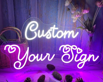 Custom Neon Sign, Personalized LED Sign, Wedding welcome sign, Home Decor, Welcome sign, Neon Sign, Custom Name Neon, Party Neon Sign