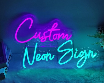 Custom Neon Sign| Neon Signs| Custom Logo Sign| Personalized Gifts| Custom Wedding Sign| Gift For Her| LED Sign| Room Decor| Birthday Gift