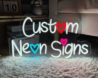 Neon Sign Custom| Neon Sign Bar| Gift for Her| Wedding Neon Sign| Home Decor| Personalized Gift| Led Neon Sign| Wedding Decor| Neon Sign