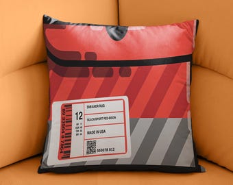 Sneaker Box Pillow Cover: Urban Street Hypebeast Decor