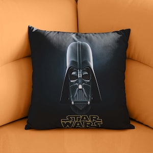 Darth Vader Pillow Cover, Star Wars Decor, Sith Lord, Star Wars Art, Star Wars Fan, Star Wars Fans, Star Wars Decor, Dark Side, Star Wars