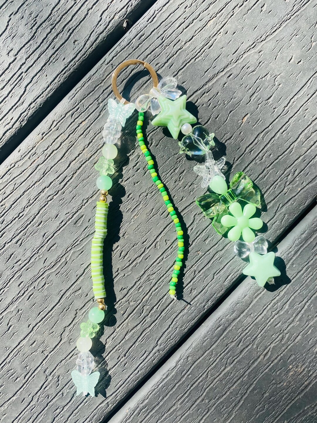 Keychain Rope Green Green Keychain - Etsy