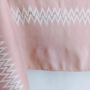 Silk scarf Laos zig zag ikat, 70 x 13.5"