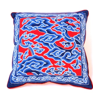 Batik handgezeichneter Kissenbezug