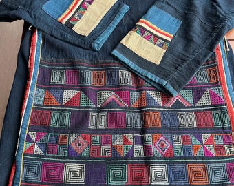 Man&#39;s coat from Akha people, Northern Thailand, originally from Tibet