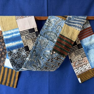 Boro-stil lapptäcke - Batik, Shibori, Handvävda Textilier