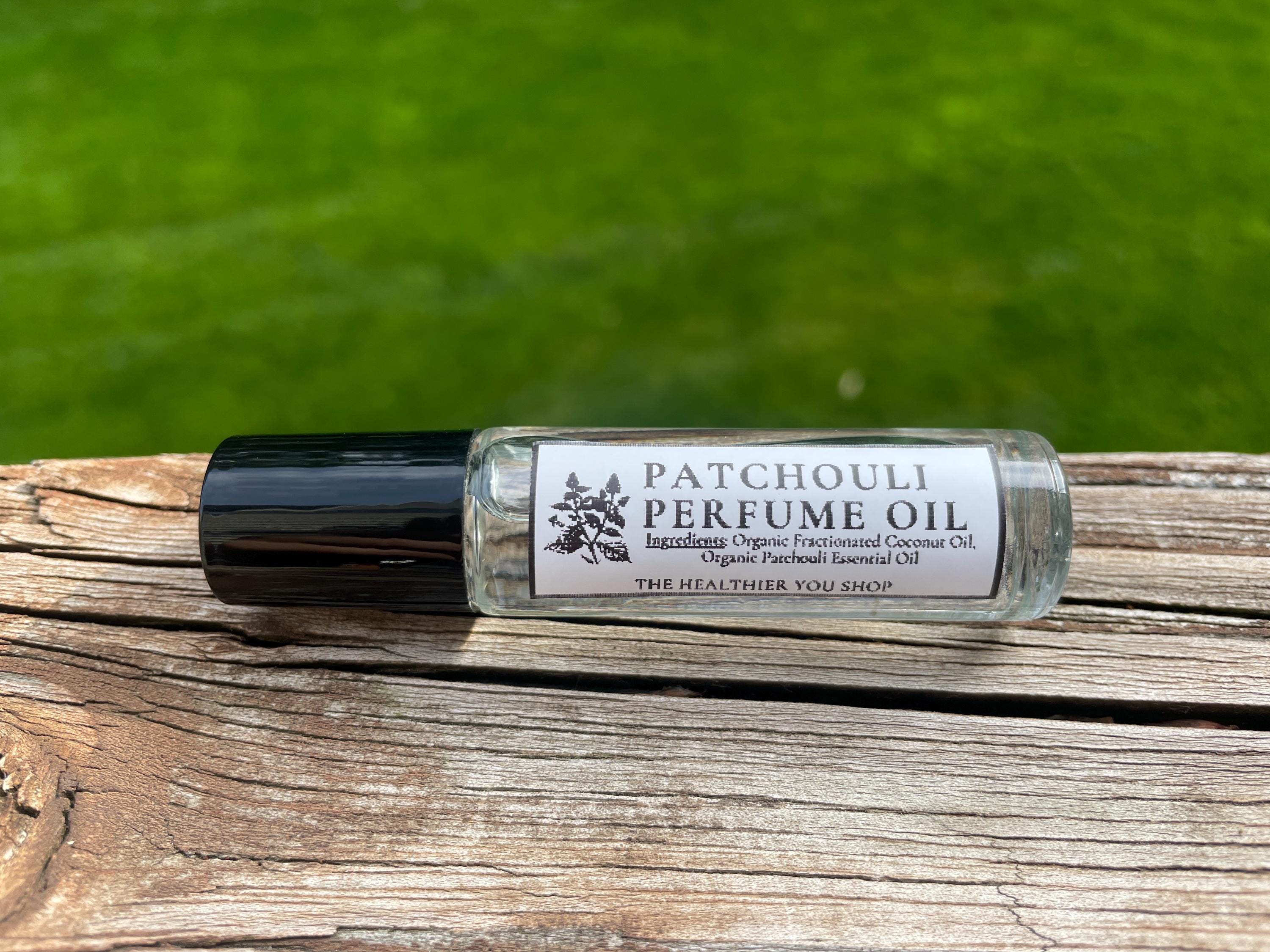 Patchouli Perfume Oil 10ml – Earthy, Grounding Floral Scent | Natural Organic Essential Oil Roll-On Fragrance | Handmade & Clean