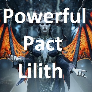 Powerful Pact With Lilith