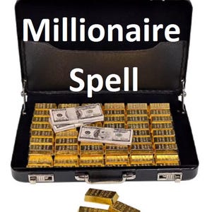 A Witch Will Make You a Millionaire Spell, Money and Abundance Ritual, Fast Money Spell, Wealth Spell/Ritual, Same Day Cast