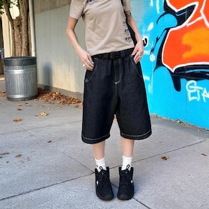 Black Jorts - Etsy Canada