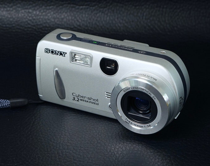 Vintage Sony Cybershot DSCP52 Compact Y2k Pointandshoot Etsy