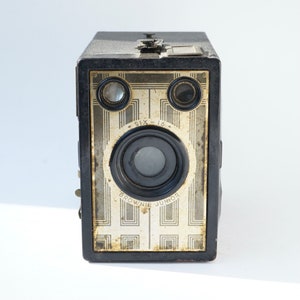 vintage 1930 Kodak SIX-16 Brownie Junior Art Déco rouleau caméra boîte à film