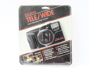 Vintage Kalimar TW-77 focus free 35mm Point & Shoot Film Camera NOS