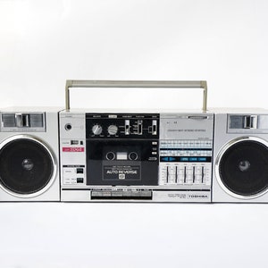 Vintage 80's TOSHIBA RT-SX4 Boombox Ghetto Blaster Cassette Player