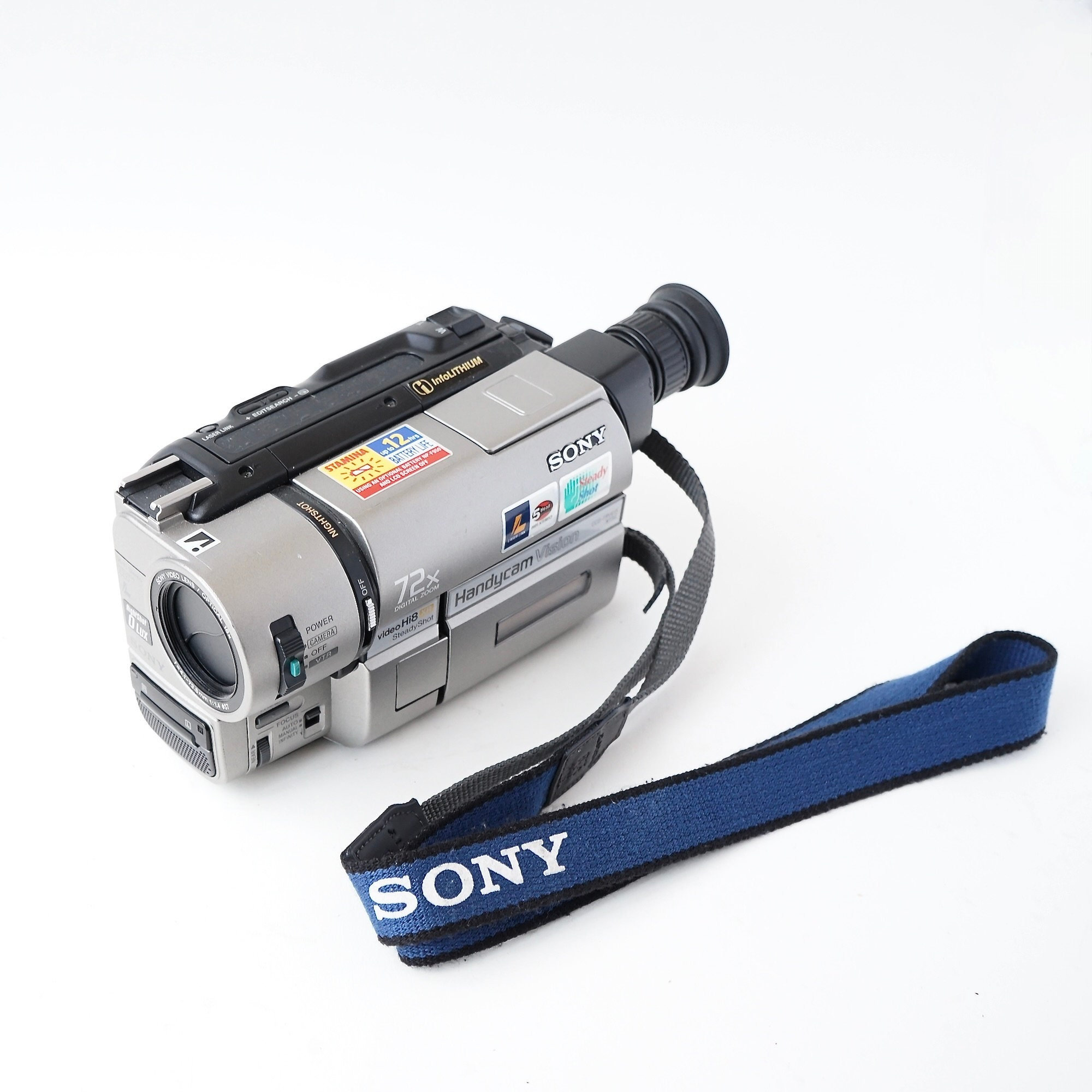 SONY VideoHi8 Handycam CCD-TR1 ⑤ Vintage Sony Handycam Vision CCD TRV615 Hi8 Video Camcorder Camera