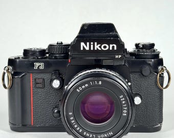 Nikon F3 T HP - Nikkor 50mm F/1.4 Lens - Vintage SLR Camera - Etsy