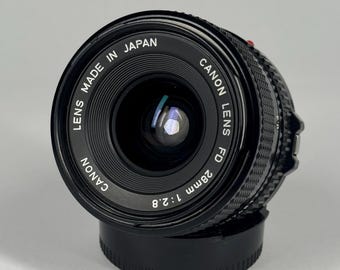 Canon FD 28mm f/2.8 Wide Angle Lens for FD mount Canon SLR cameras