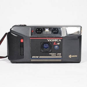Vintage YASHICA L AF 35mm point-and-shoot film camera
