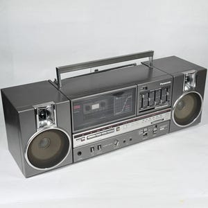 Vintage 80's Panasonic RX-C45 Boombox Ghetto blaster cassette player radio