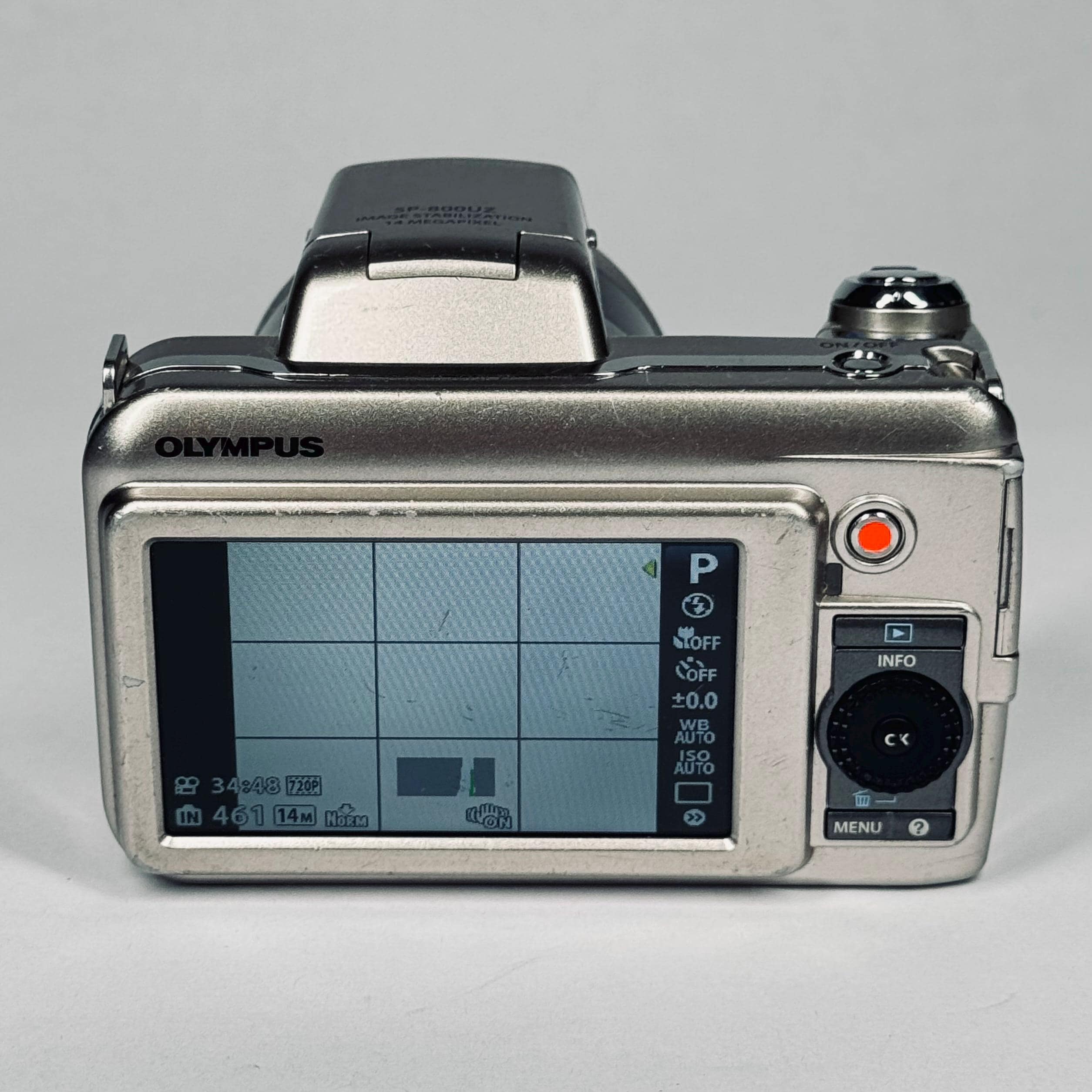 Vintage Olympus SP-800UZ Y2k Point-and-shoot Digital Camera 14