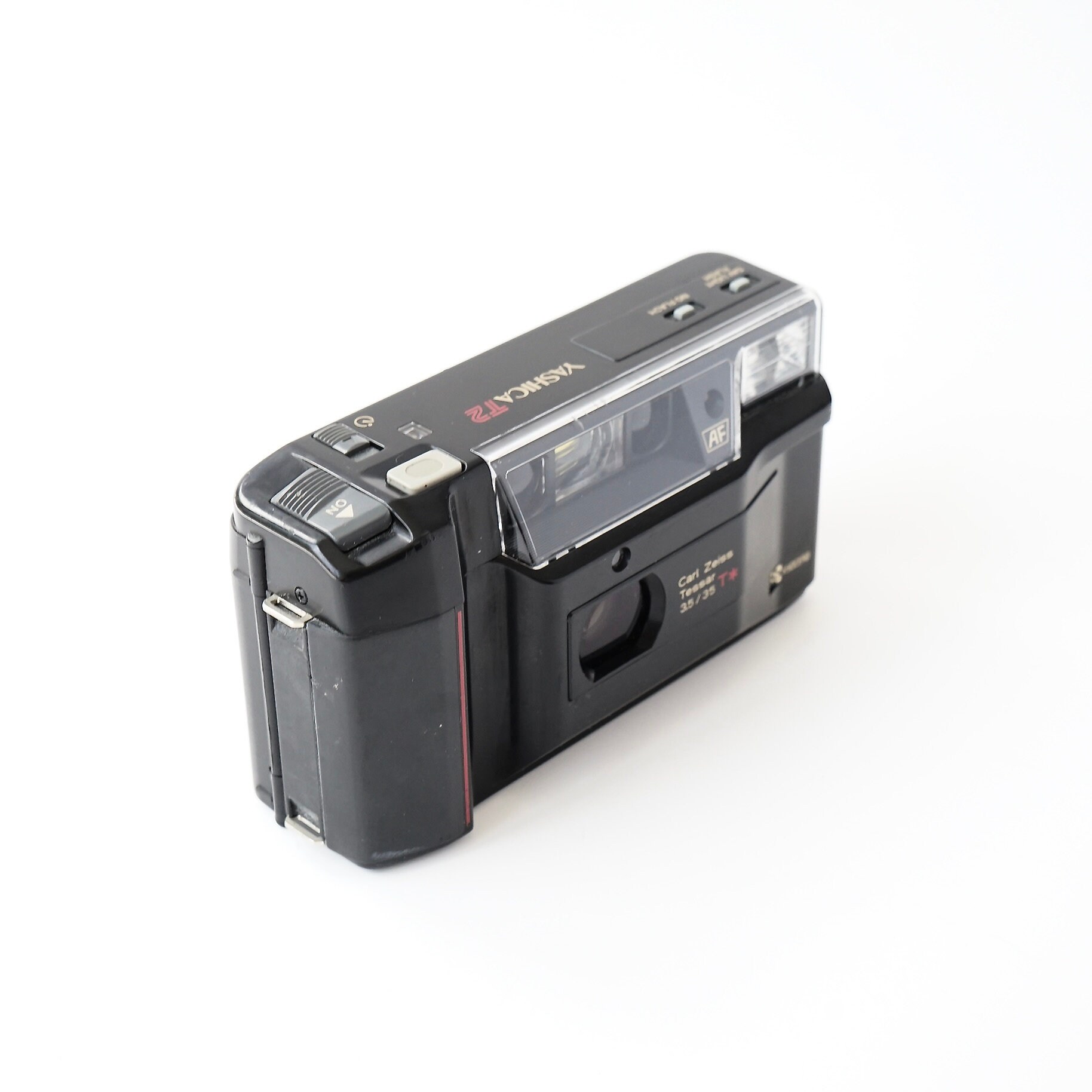 Vintage YASHICA T2 35mm Point-and-shoot Film Camera, W/ Carl Zeiss