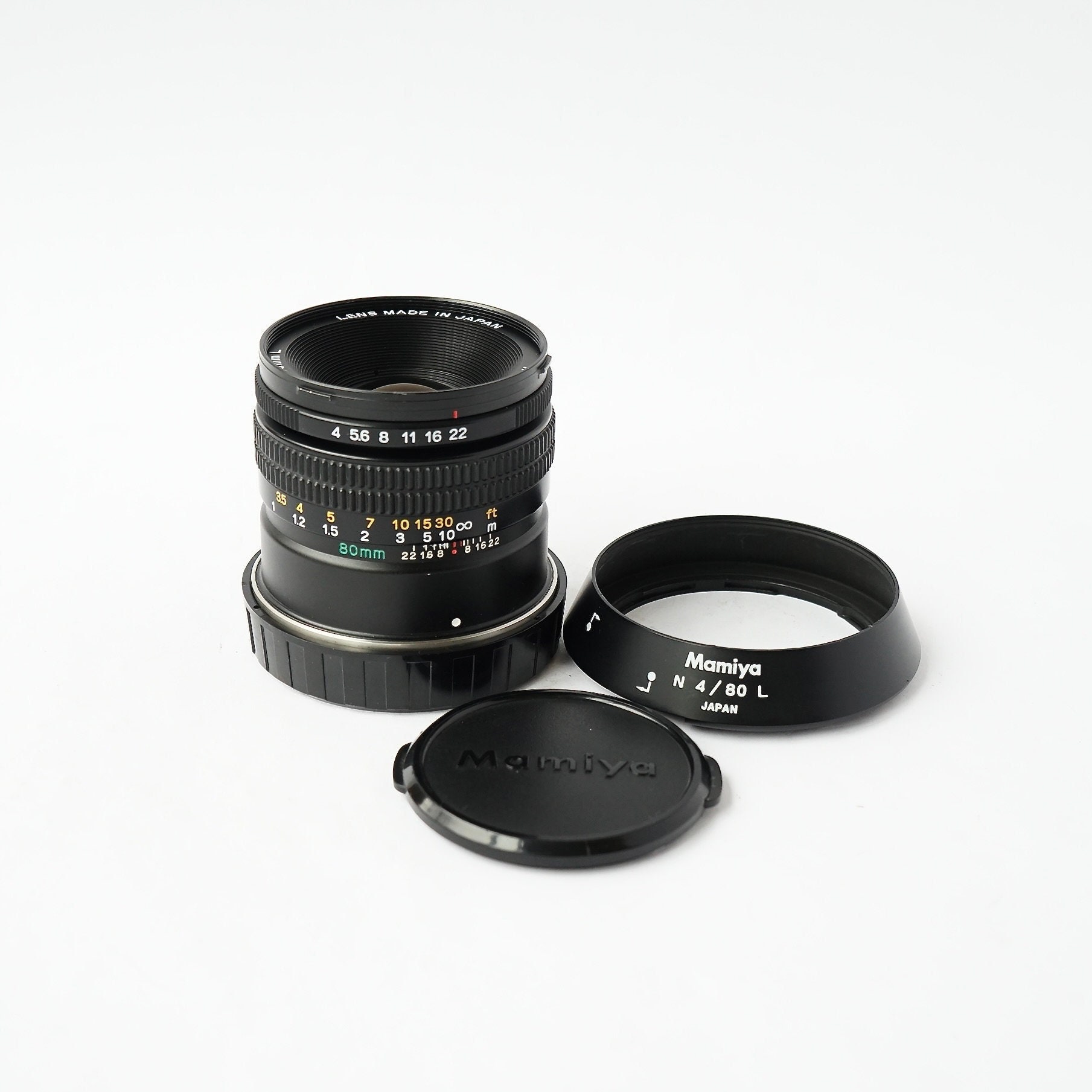 Mamiya N 80mm f/4 L lens for Mamiya 7/7ii Medium Format Film