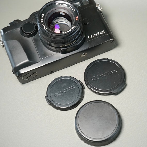 Vintage CONTAX G2 BLACK Autofocus Rangefinder Camera W Vintage CONTAX G2 BLACK Autofocus Rangefinder Camera W