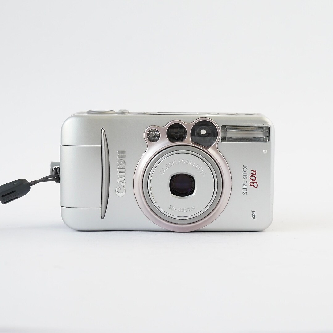 Vintage Canon Sure Shot 80u Pointandshoot 35mm Film Camera Etsy