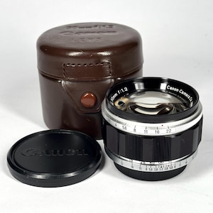 Canon 50mm f/1.2 LTM L39 Leica Screw Mount Rangefinder Lens