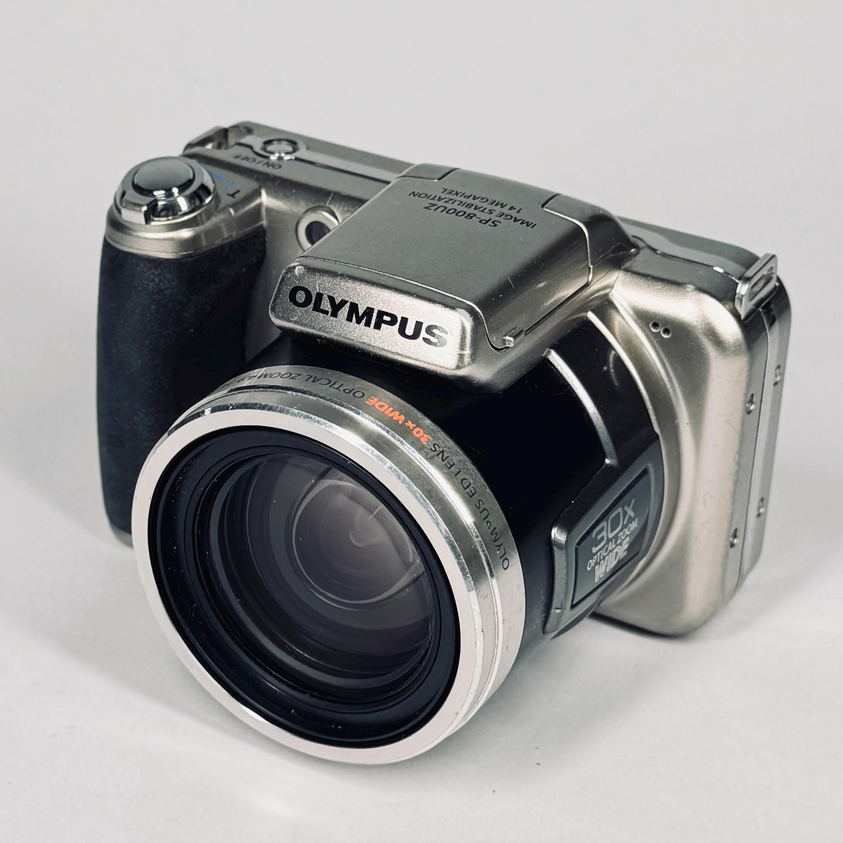 Vintage Olympus SP-800UZ Y2k Point-and-shoot Digital Camera 14
