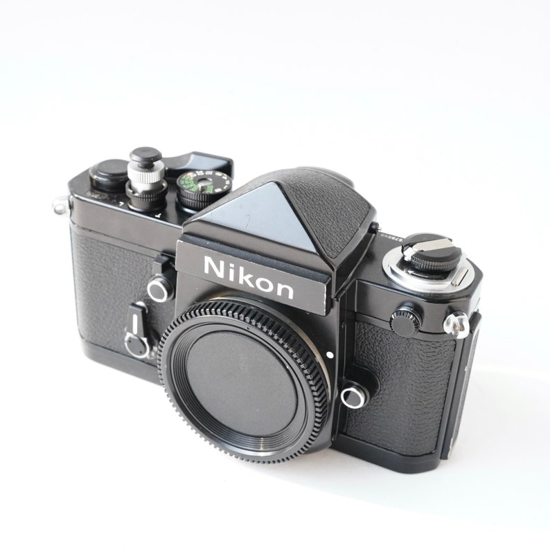 Vintage NIKON F2 Black 35mm SLR film camera body w/ DE1 Prism Etsy
