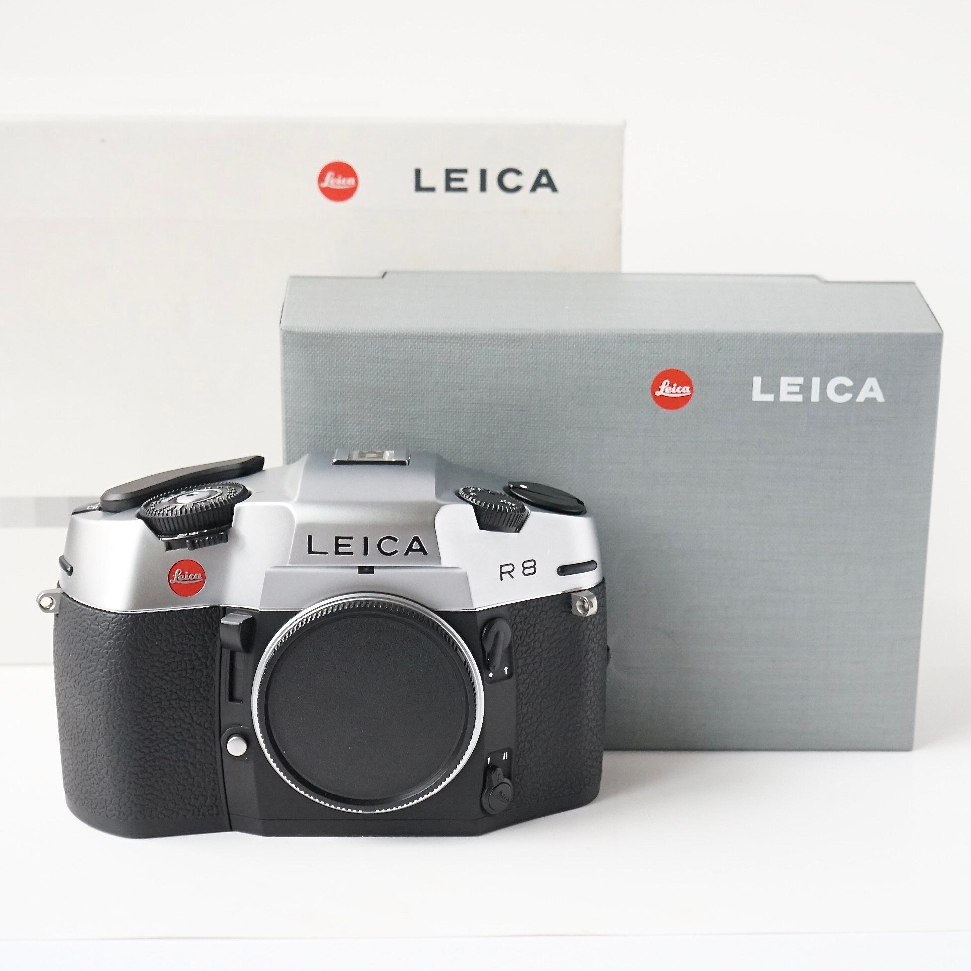 Leica R8 35mm Film SLR Camera Body CHROME Germany MINT in - Etsy