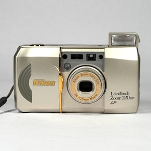 Vintage NIKON Lite Touch Zoom 120 ED AF Point-and-Shoot 35mm film camera