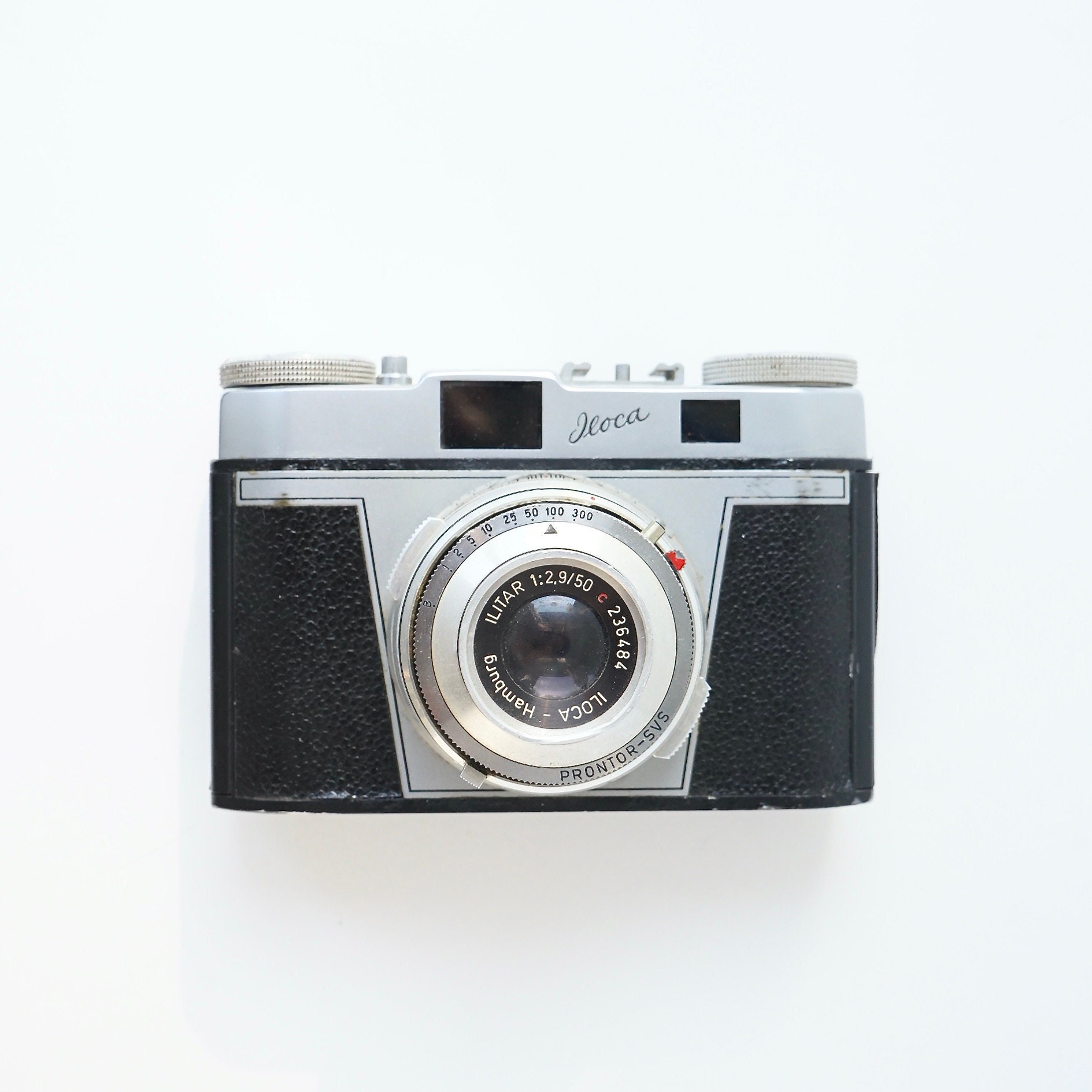 Vintage 50's Iloca QUICK-B Rangefinder Camera w/ ILTAR 50mm f/2.9 C lens
