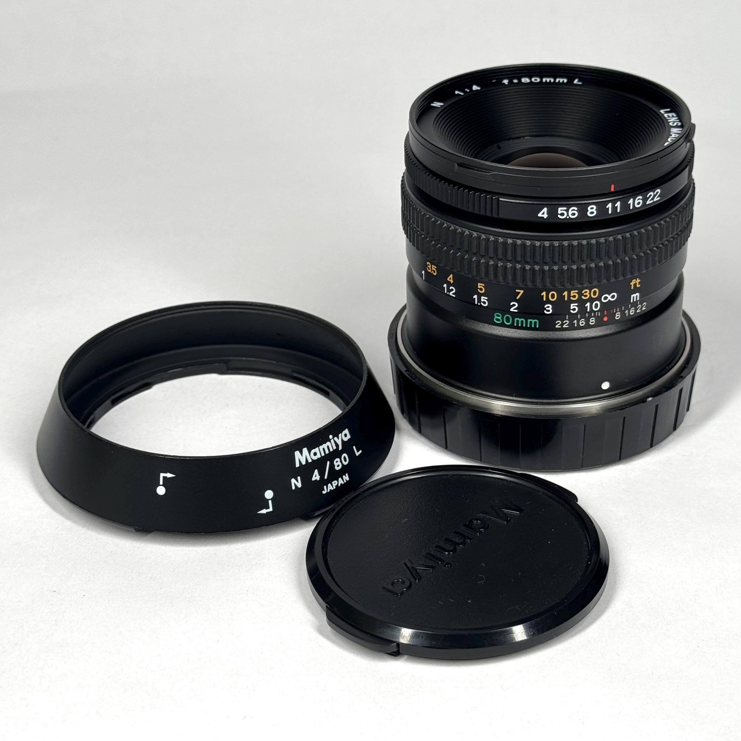 Mamiya N 80mm F/4 L Lens for Mamiya 7/7ii Medium Format Film