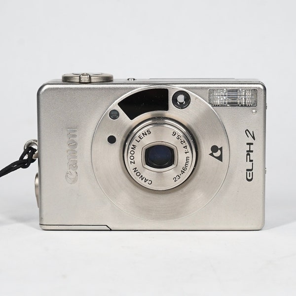Vintage Canon ELPH 2 APS Advantix film point and shoot camera
