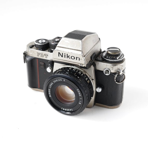 Vintage 80's NIKON F3/T Titanium 35mm-film SLR Camera Body W