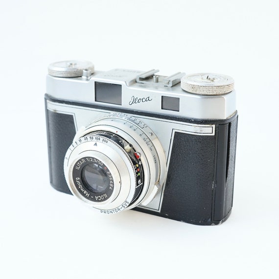 Vintage 50's Iloca QUICK-B Rangefinder Camera W/ ILTAR 50mm F/2.9
