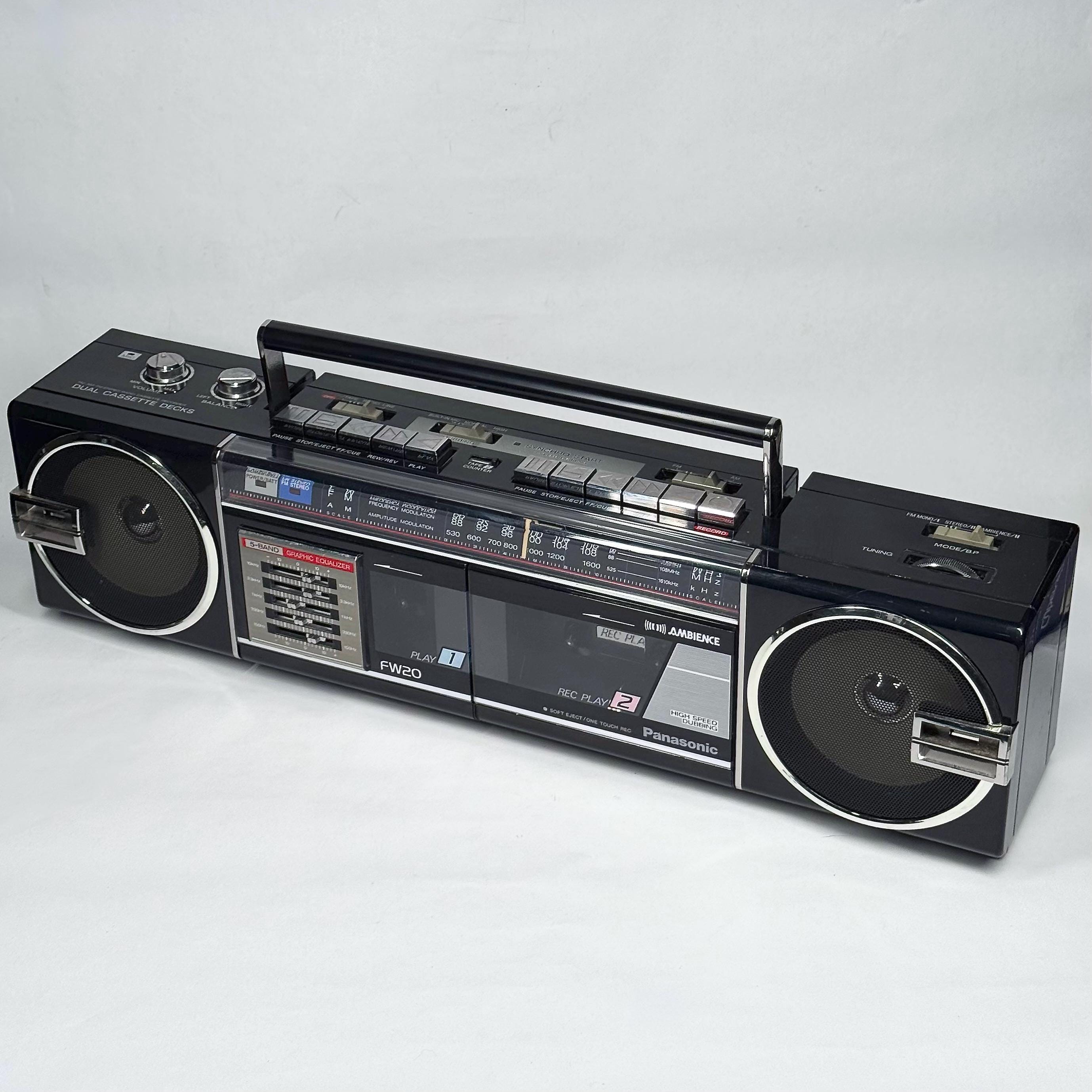 その他 Panasonic RX-FW20-R Vintage 80's Panasonic RX-FW20 Boombox Ghetto Blaster