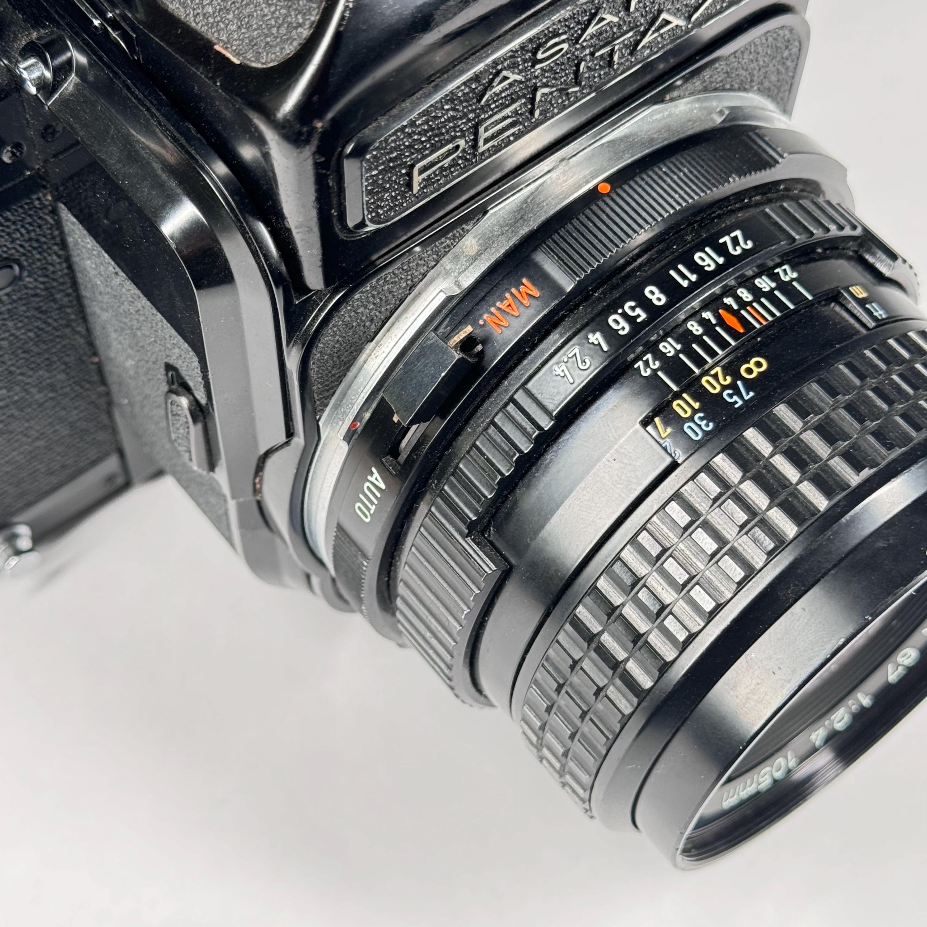 Pentax 67 6x7 TTL ミラーアップ 105mm 2.4 #8009 ASAHI Pentax 6X7 67 TTL Mirror UP + 105mm 1:2.4 | eBay